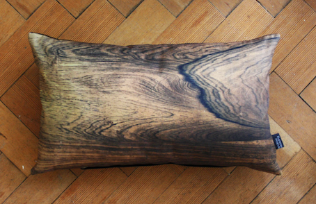 Rosewood pillow from eames lounge chair and ottoman